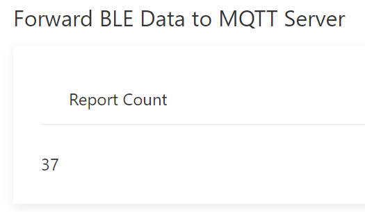 BLE2MQTT 工具持续转发消息