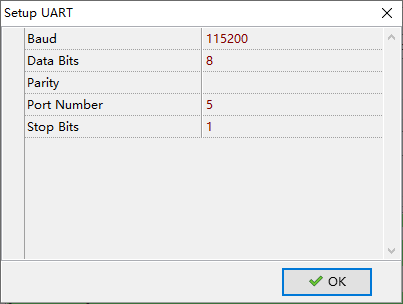 Configurate UART